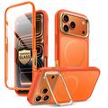iPhone 17 Pro Max Supcase i-Blason Ares Flip Mag MagSafe Hoesje - Koraal