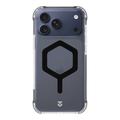iPhone 17 Pro Max Tactical MagForce Hexagon hoesje - MagSafe compatibel - Zwart / Doorzichtig