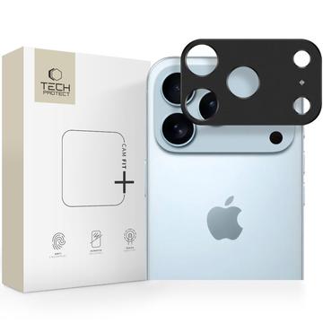iPhone 17 Pro Max Tech-Protect Camalloy Fit+ Aluminium Camerabeveiliging - Zwart