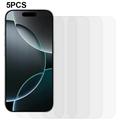 iPhone 17 Pro Max Glazen Screenprotector - 9H - Case Friendly - 5 Stu.