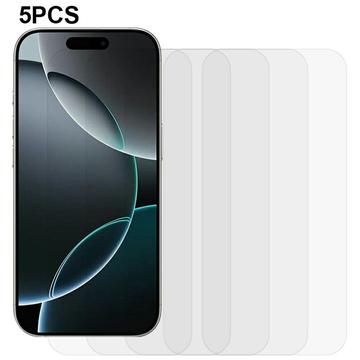 iPhone 17 Pro Max Glazen Screenprotector - 9H - Case Friendly - 5 Stu. - Doorzichtig