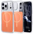 iPhone 17 Pro Max Tweekleurig hybride hoesje - MagSafe-compatibel - Oranje