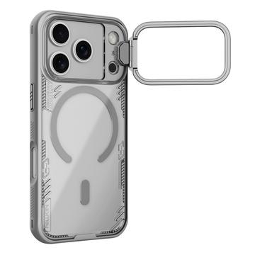 iPhone 17 Pro Nillkin IceBlade Prop Magnetische Hoesje - MagSafe compatibel, deksel met schuiflens - Grijs