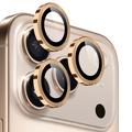iPhone 17 Pro/17 Pro Max Northjo Camera Lens Beschermer Set - Goud