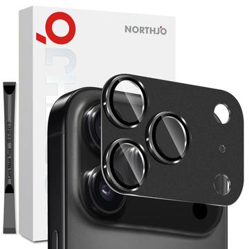 iPhone 17 Pro Northjo Volledige bescherming van mat metaal en gehard glas Beschermer voor de cameralens