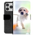iPhone 17 Pro Premium Portemonnee Hoesje - Hond