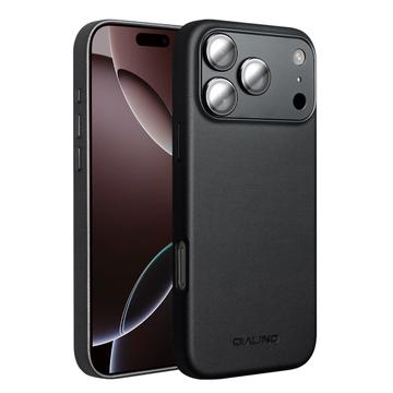 iPhone 17 Pro Qialino Premium MagSafe hoesje - Zwart