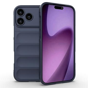 iPhone 17 Pro Rugged TPU Hoesje - Donkerblauw
