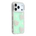 iPhone 17 Pro Sprankelende Liefde en Parel Hybride Hoesje