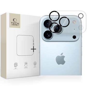iPhone 17 Pro Tech-Protect Cam Fit+ Camera Beschermer van Gehard Glas - Helder