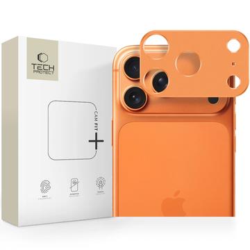 iPhone 17 Pro Tech-Protect Camalloy Fit+ Aluminium Camerabeveiliging - Kosmisch Oranje