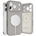 iPhone 17 Pro Tech-Protect Vloeibare siliconen hoesje - MagSafe compatibel - Steengrijs