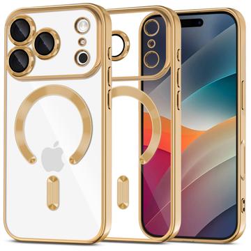 iPhone 17 Pro Tech-Protect MagFlex hoesje - MagSafe compatibel - Helder / Goud