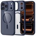 iPhone 17 Pro Tech-Protect Magmat Cover - MagSafe-compatibel - Diepblauw / Doorzichtig