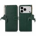 iPhone 17 Pro Leren Portemonnee Hoesje met RFID