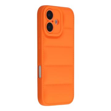 iPhone 17 Pufferjack schokbestendig TPU-hoesje - Oranje
