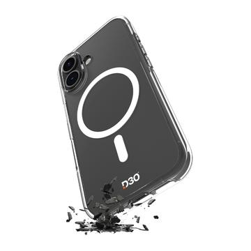 iPhone 17 Puro Impact Clear D3O Hybrid hoesje - MagSafe-compatibel - Transparant