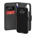 iPhone 17 Puro Portemonnee Hoesje met 2 kaartsleuven - Zwart