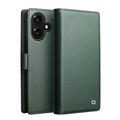 iPhone 17 Qialino 2-in-1 Afneembare Portemonnee Leren Hoesje - MagSafe Compatibel - Groen