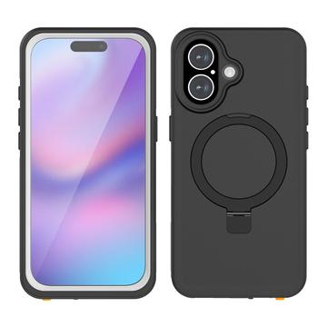 iPhone 17 Redpepper IP68 MagSafe Waterdichte hoesje met kickstand - Zwart