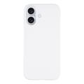 iPhone 17 Geruberiseerd Kunststof Hoesje - Wit