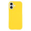 iPhone 17 Geruberiseerd Kunststof Hoesje - Geel