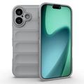 iPhone 17 Rugged TPU Hoesje - Lichtgrijs
