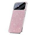 iPhone 17 Sprankelende Glitter Hybride Hoesje - Roze
