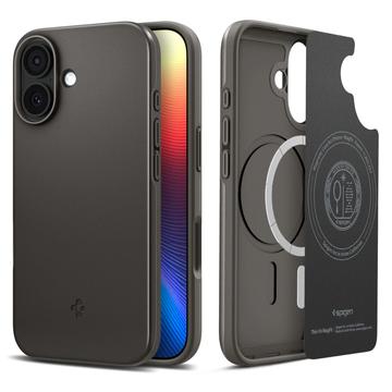 iPhone 17 Spigen Thin Fit MagSafe hoesje - Staalgrijs