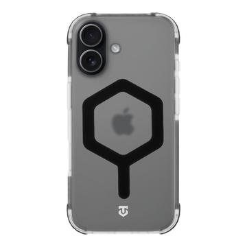 iPhone 17 Tactical MagForce Hexagon hoesje - MagSafe compatibel - Zwart / Doorzichtig