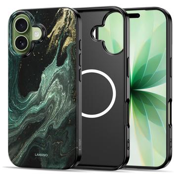 iPhone 17 Tech-Protect Lamano MagSafe hoesje - Groene aura