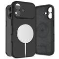 iPhone 17 Tech-Protect Vloeibare siliconen hoesje - MagSafe compatibel - Zwart