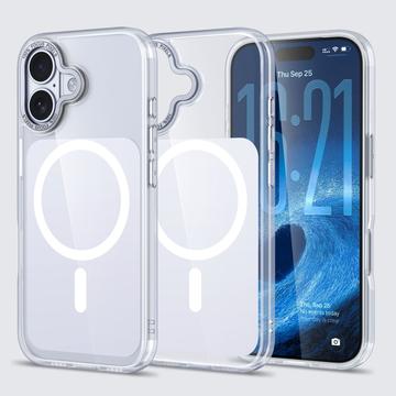 iPhone 17 Tweekleurig hybride hoesje - MagSafe-compatibel - Wit