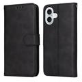 iPhone 17 Portemonnee Hoesje met Standaard - Zwart