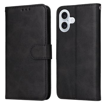 iPhone 17 Portemonnee Hoesje met Standaard - Zwart