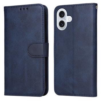 iPhone 17 Portemonnee Hoesje met Standaard - Blauw