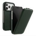 iPhone 18 Pro/17 Pro Melkco magnetische verticale flipcase - groen