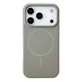 iPhone 18 Pro Liquid Siliconen Hoesje - MagSafe Compatibel - titaniumgrijs