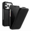iPhone 18 Pro Max/17 Pro Max MELKCO magnetisch verticaal flip hoesje - zwart