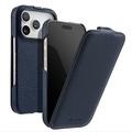 iPhone 18 Pro Max/17 Pro Max MELKCO magnetisch verticaal flip hoesje - Blauw