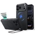 iPhone 18 Pro Max/17 Pro Max ESR Cyber Tough Kickstand MagSafe Hybride Hoesje - Zwart