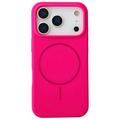 iPhone 18 Pro Max Liquid Siliconen Hoesje - MagSafe Compatibel - felroze