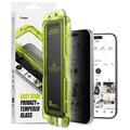 iPhone 18 Pro Max Ringke Easy Slide Privacy Glazen Screenprotector - 2 stuks.