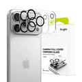 iPhone 18 Pro Ringke Volledige cameralensbeschermer - 2 stuks. - Zwart / Helder