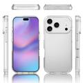 iPhone 18 Pro Krasbestendig Hybride Hoesje - Doorzichtig