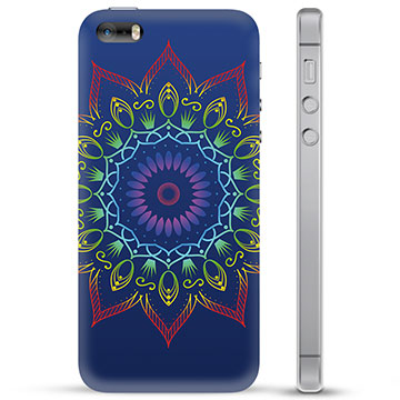 iPhone 5/5S/SE Hybride Hoesje - Kleurrijke Mandala