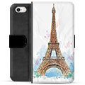 iPhone 5/5S/SE Premium Portemonnee Hoesje - Parijs