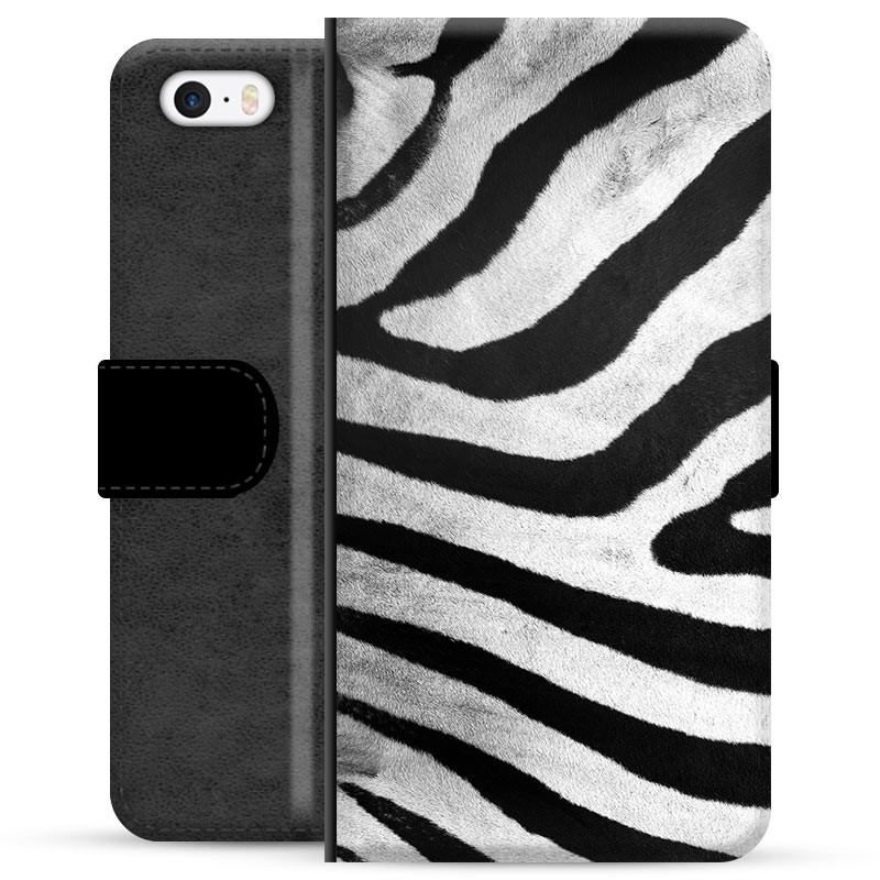 iPhone 5/5S/SE Premium Hoesje - Zebra