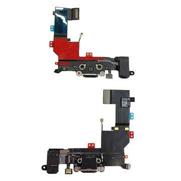 iPhone 5S Oplaadconnector Flexkabel - Zwart