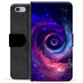 iPhone 6/6S Premium Portemonnee Hoesje - Galaxy